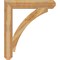 Ekena Millwork Thorton Craftsman Rough Sawn Bracket, Western Red Cedar, 6"W x 38"D x 44"H BKT06X38X44THR04RWR - alternate 2